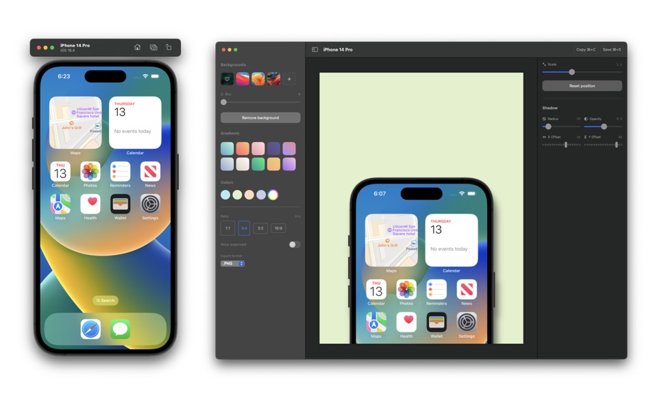 #1. SimSnap (macOS) By: Anil Karagoz