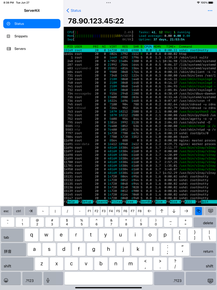 ServerKit - SSH Terminal