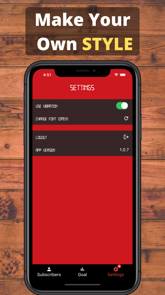 #5. YT Subs Count for YouTube (iOS) By: Dae Won Kim