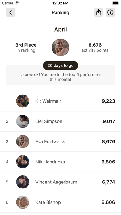 Sportenau Fit App Screenshot