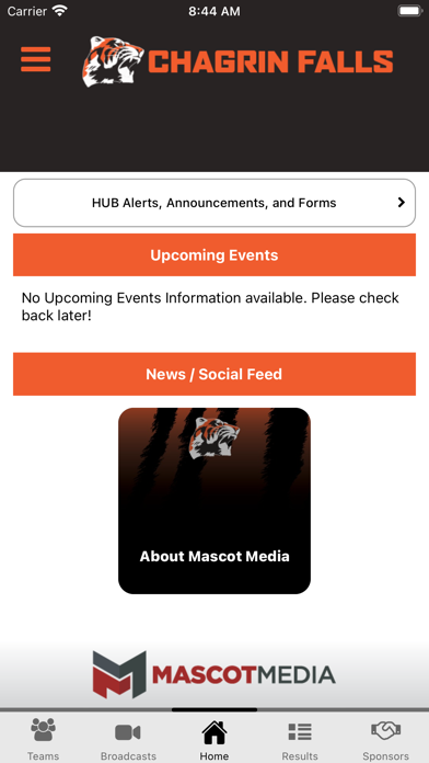 Chagrin Falls Athletics Screenshot