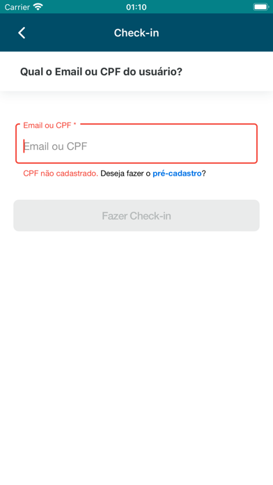 Orbia cadastro Screenshot