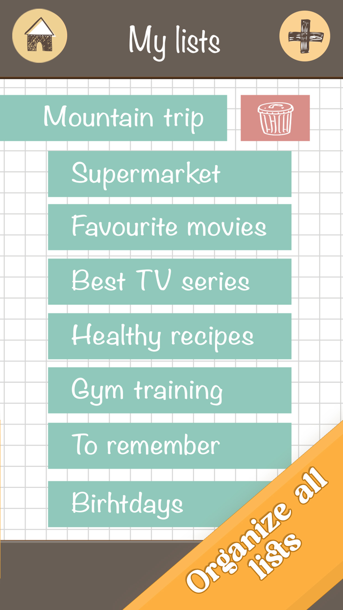 Grocery List - Shopping Simple