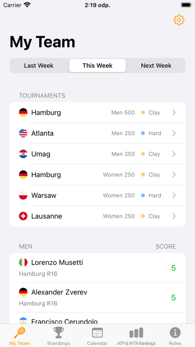 Tennisterra - Fantasy Tennis Screenshot