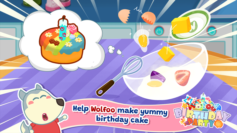 #1. Wolfoo's Birthday Party Plan (iOS) 由: WOLFOO LLC