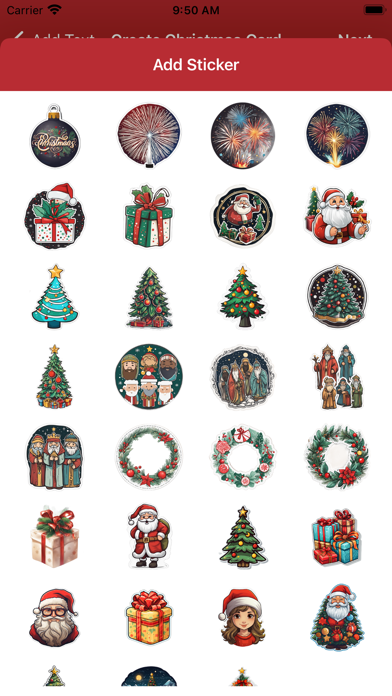 Christmas and New Year Cards Screenshot