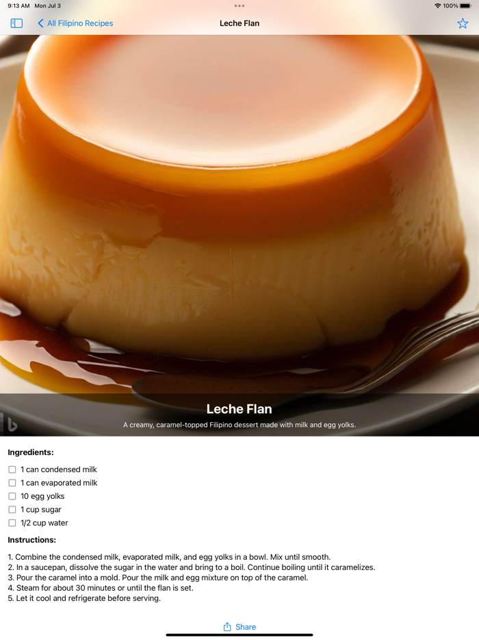 Filipino Food Recipes Offline