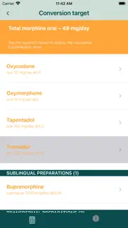 opioid calculator iphone screenshot 3