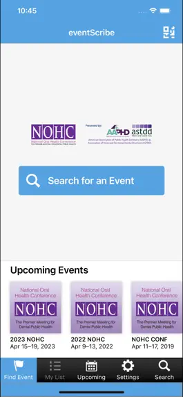 Game screenshot NOHC Annual Conferences mod apk