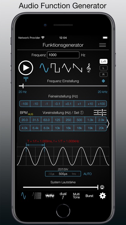 Audio Function Generator