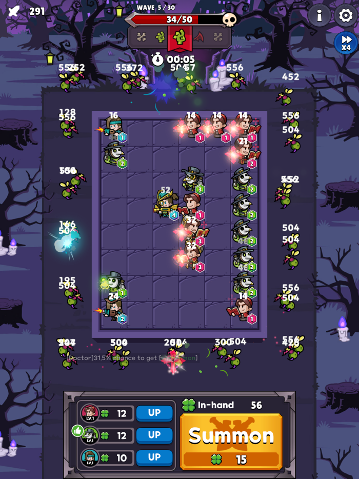 Heroes vs. Evil Gacha defense