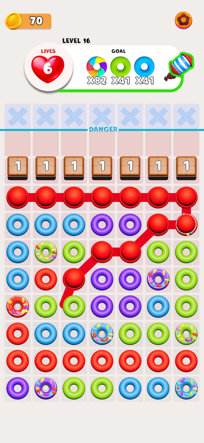 Donut Blast - Link Puzzle