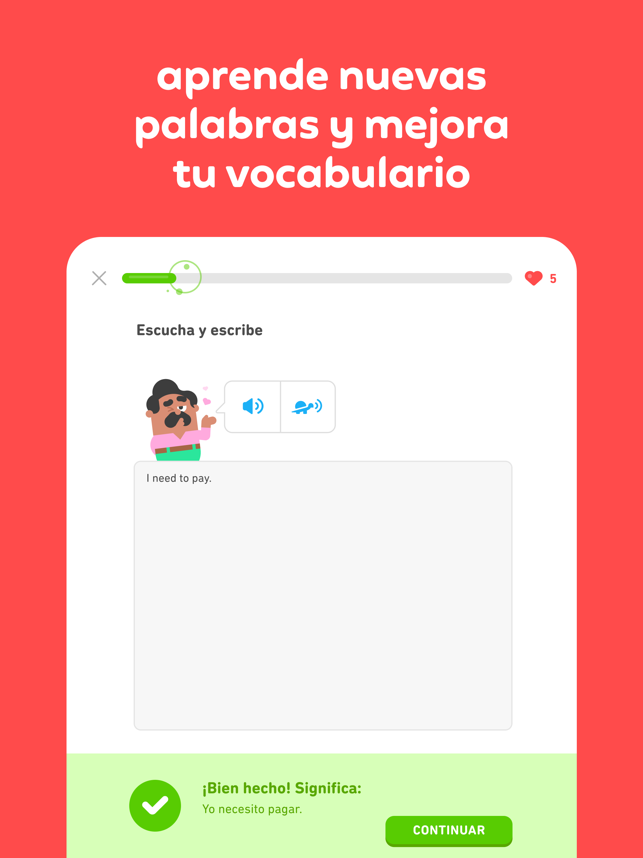 ‎Duolingo - Aprende idiomas Screenshot