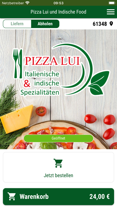 Pizza Lui und Indische Food Screenshot
