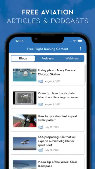 Screenshot von Sporty's Pilot Training auf dem iPhone 8