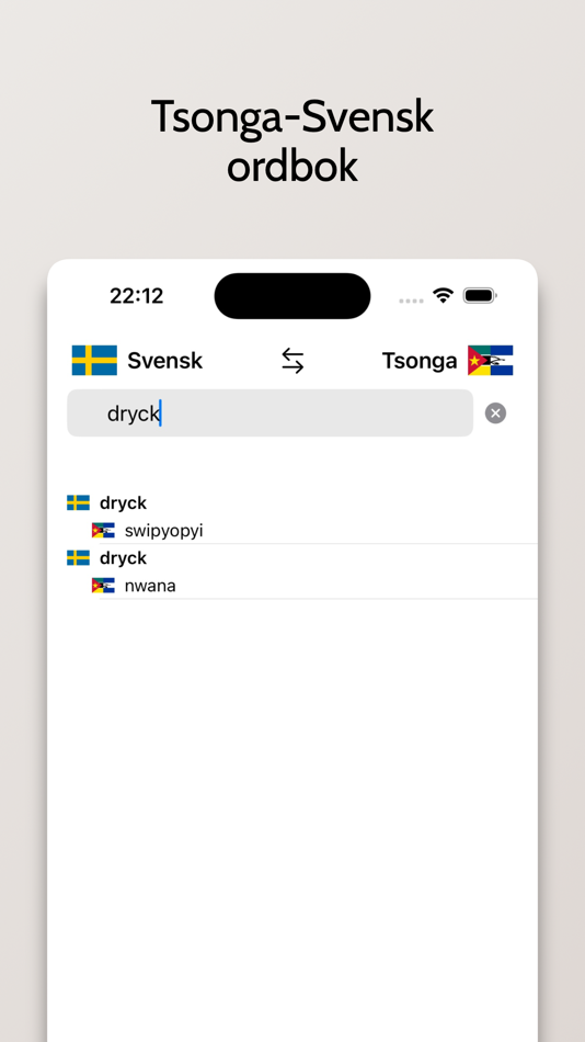 #3. Tsonga-Svensk ordbok (iOS) 由: FB PUBLISHING LLC