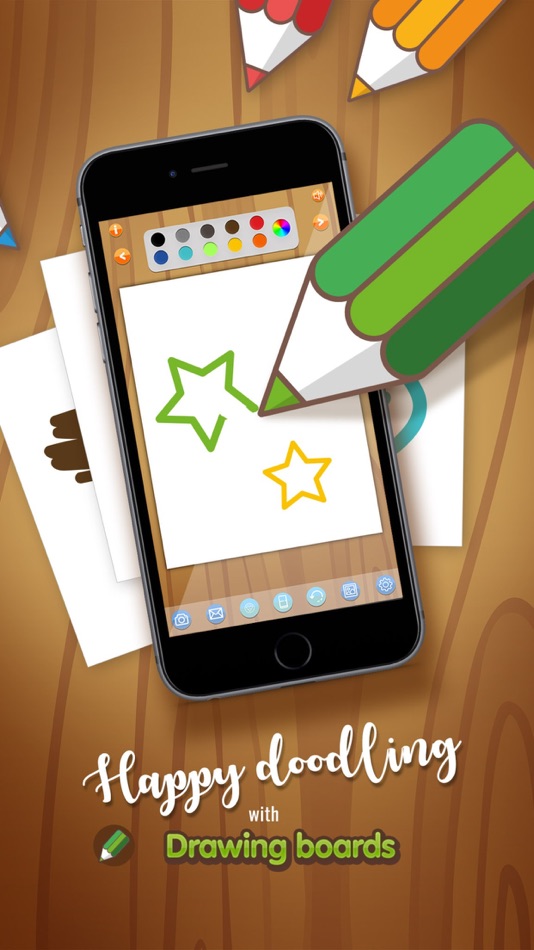 #1. Doodle sketching board (iOS) 由: Andrew Neal
