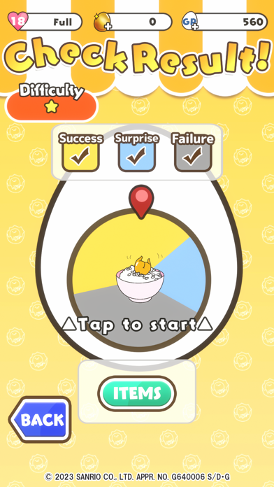 Gudetama Tap! PUZZLE Screenshot