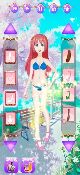 Game screenshot Dress Up Anime Game For Girls hack