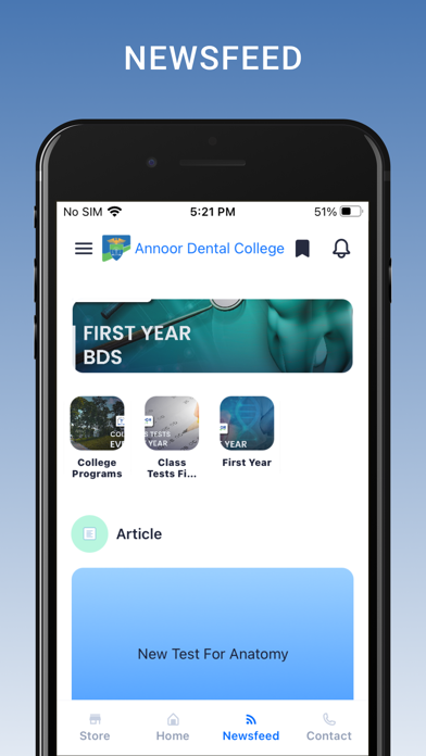 Annoor Dental College Screenshot