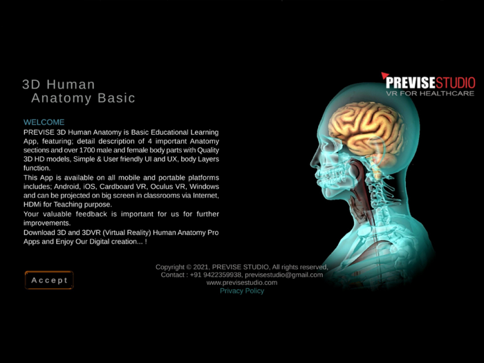 3D Human Anatomy Basic