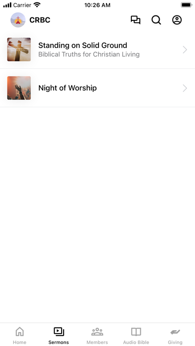 CRBC Horn Lake Screenshot