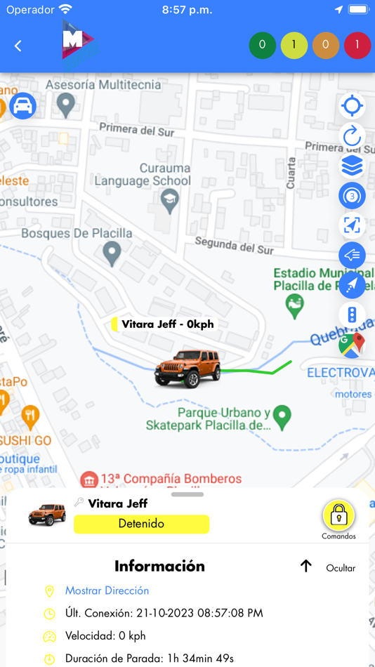 #4. MFactor Chile GPS (iOS) Podle: Jefferson Morales
