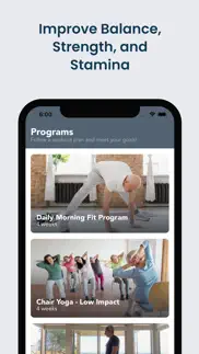 gentle exercises for seniors iphone screenshot 2