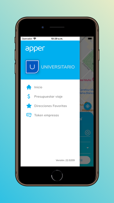 apper Universitario Screenshot