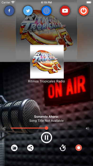 Ritmos Tropicales Radio Screenshot