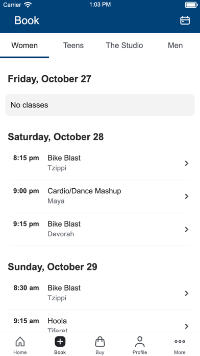 Cross Street Fitness Screenshot
