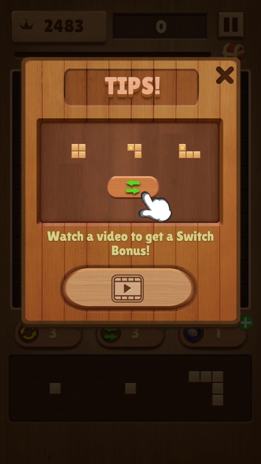 #9. Woodytris: Block Puzzle (iOS) 由: Aziza Rahman