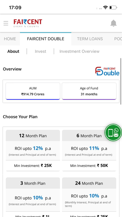Faircent - P2P Investment Screenshot