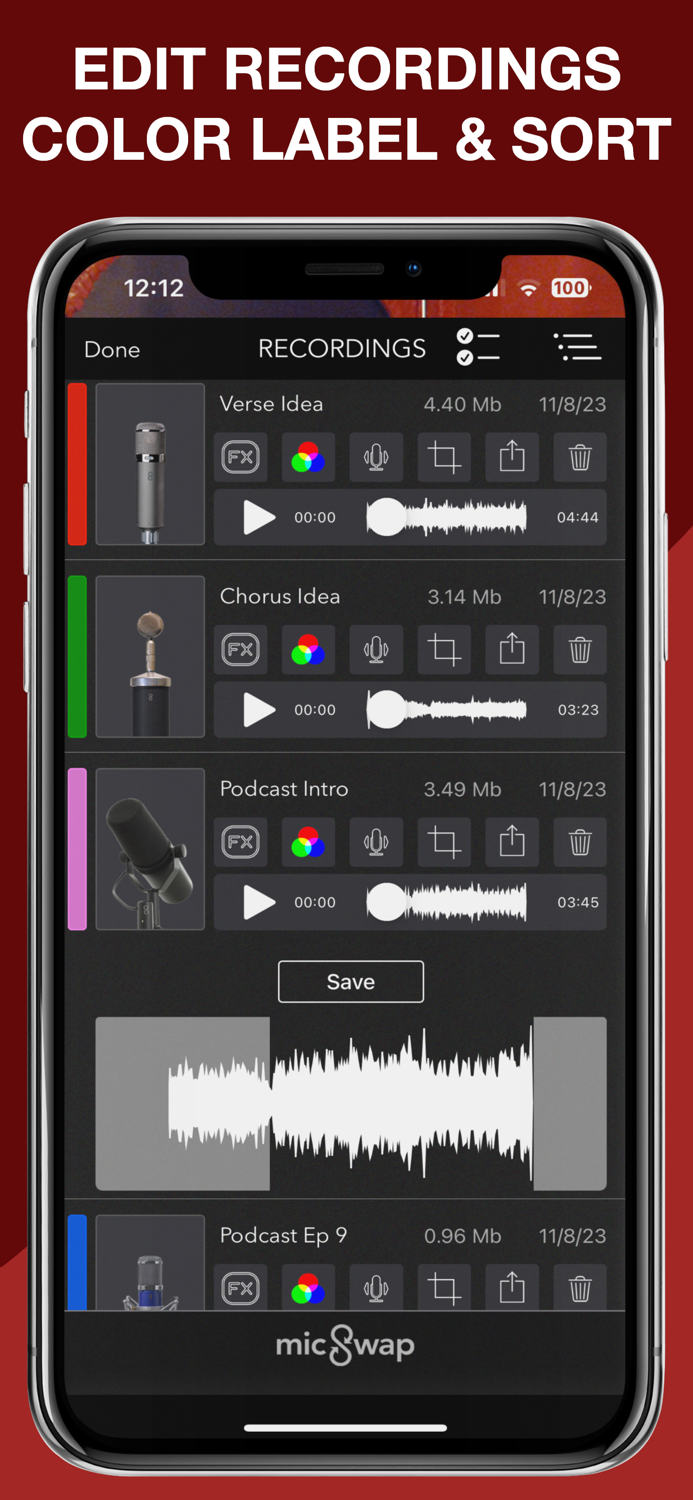 MicSwap Mic Modeler Recorder