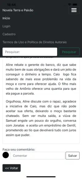 Game screenshot Novela Terra e Paixão hack