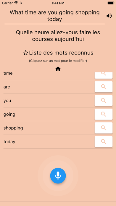 AI Dictionnaire Anglais Screenshot
