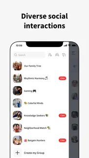 fambase: live & group chat iphone screenshot 1