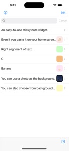 SNote Widget - Color & Photo screenshot #7 for iPhone
