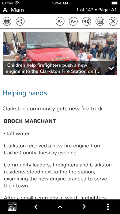 Herald Journal Screenshot