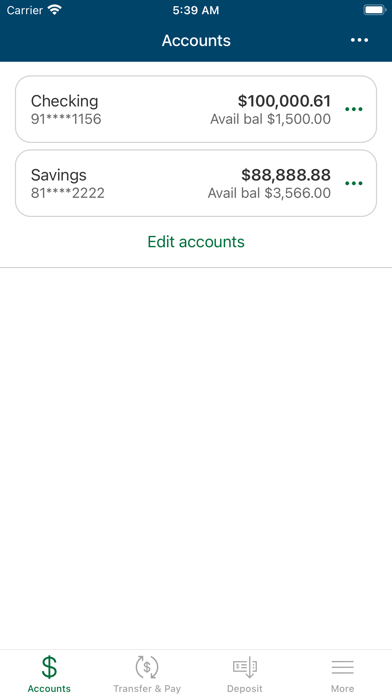 Illinois Valley Credit Union Screenshot