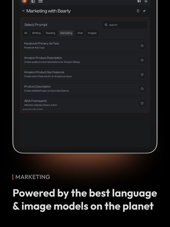 Bearly AI iPad screenshot 5 - Productivity app