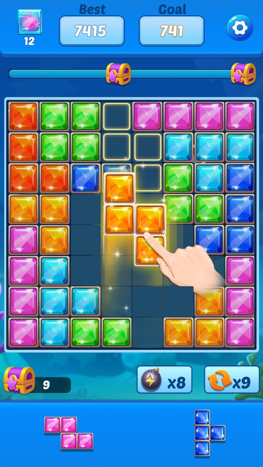 #4. Block Puzzle Ocean Fish (iOS) By: 冰星 余