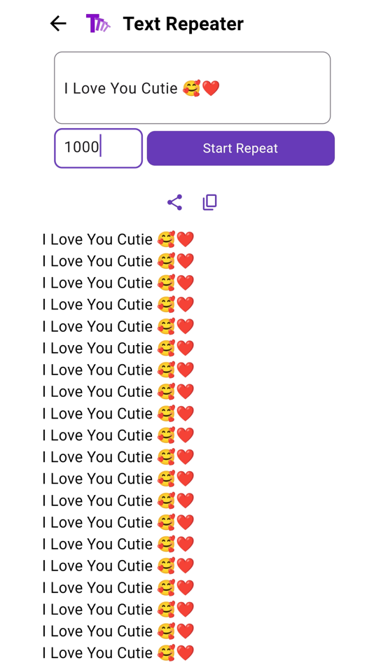 #2. Emoji Bomber & Text Repeater (iOS) By: Zaheer udeen Babar