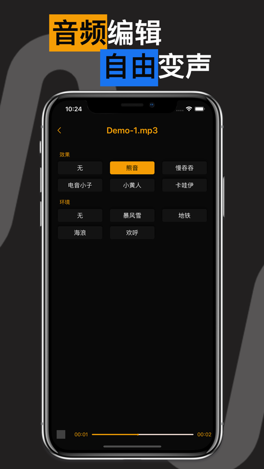 #4. 录音机-专业手机录音软件和语音备忘录 (iOS) 来自: King Ho Wong