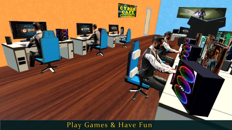 Gaming Cafe Business Tycoon
