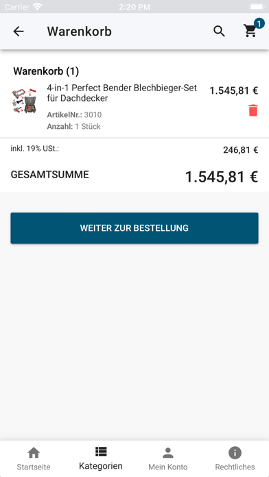 Workfashion-ShopAPP Screenshot