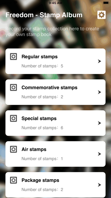 Screenshot #1 pour Freedom - Stamp Album