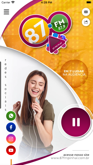 87 FM Pinhal Screenshot