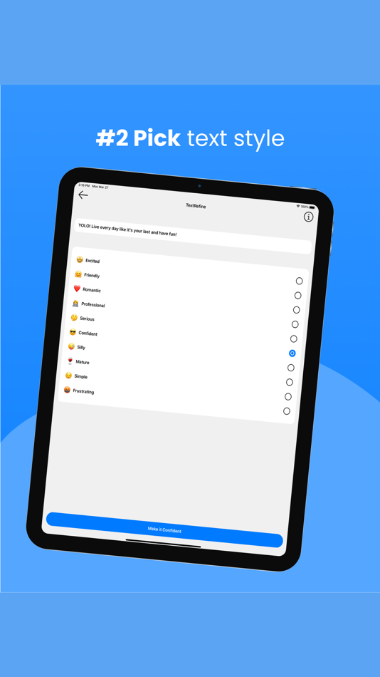 #2. Text Refine Message Editor (iOS) 来自: Access Creativity Labs LLC