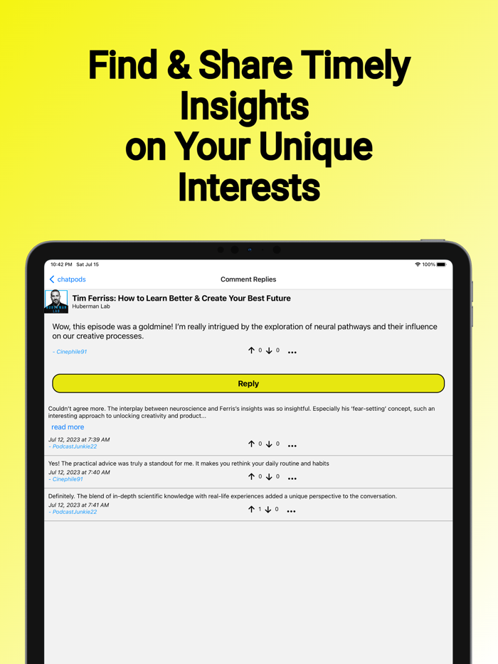 Chatpods Talk About Podcasts